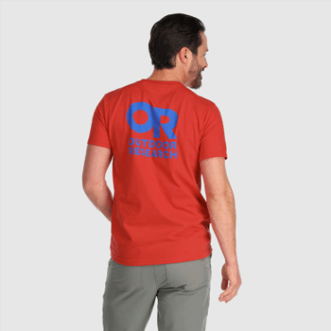 Outdoor Research Lockup Back-logo T-shirt Cranberry