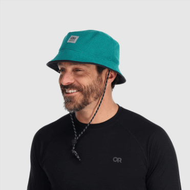 Outdoor Onderzoekspad Mix Bucket Hat Deep Lake