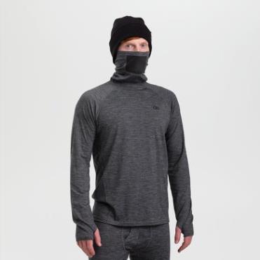 Outdoor Research Heren Alpine Onset Merino Ubertube Top Charcoal Heide