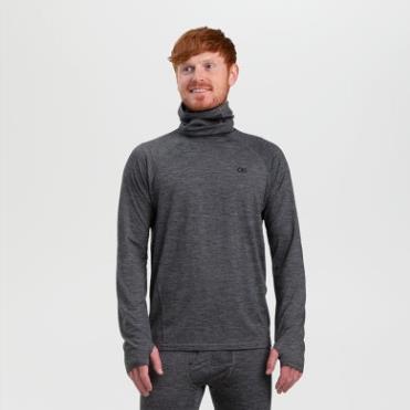 Outdoor Research Heren Alpine Onset Merino Ubertube Top Charcoal Heide