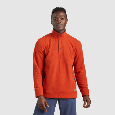Outdoor Research Heren Trailmix Snap Pullover Ii Redrock