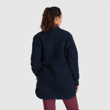 Outdoor Research Juneau Sherpa Fleece Jas Marineblauw Voor Dames