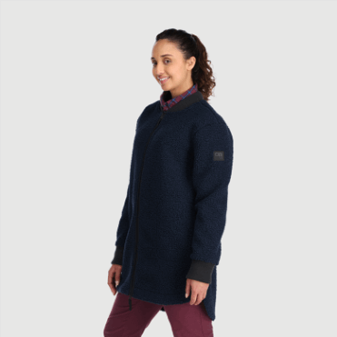 Outdoor Research Juneau Sherpa Fleece Jas Marineblauw Voor Dames