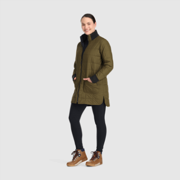 Outdoor Research Dames Schaduw Reversible Parka Loden/zwart