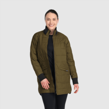 Outdoor Research Dames Schaduw Reversible Parka Loden/zwart