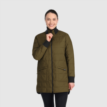 Outdoor Research Dames Schaduw Reversible Parka Loden/zwart