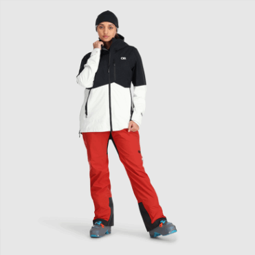 Outdoor Research Hemispheres Ii Damesjack Gore-tex® Zwart/sneeuw