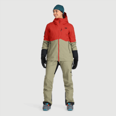 Outdoor Research Hemisferen Dames Ii Gore-tex® Jack Cranberry/flint