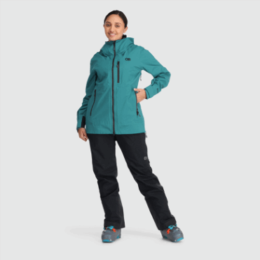 Outdoor Research Hemisferen Dames Ii Gore-tex® Jack Deep Lake