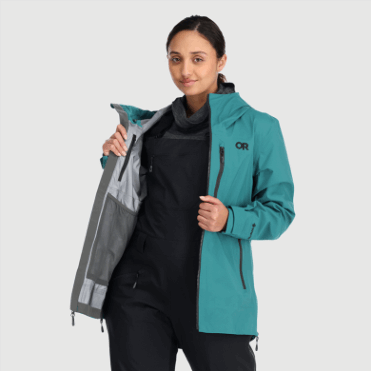 Outdoor Research Hemisferen Dames Ii Gore-tex® Jack Deep Lake