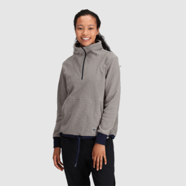 Outdoor Research Dames Trailmix Pullover Met Kwartrits Ash