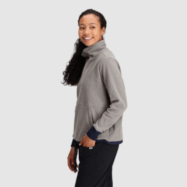 Outdoor Research Dames Trailmix Pullover Met Kwartrits Ash