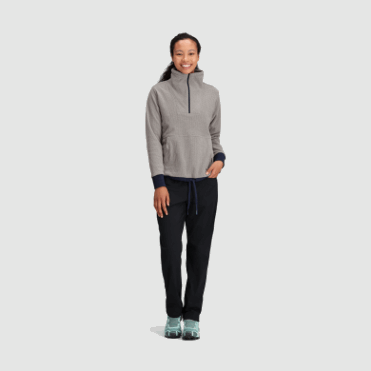 Outdoor Research Dames Trailmix Pullover Met Kwartrits Ash