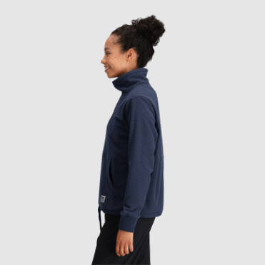 Outdoor Research Dames Trailmix Pullover Met Kwartrits Marineblauw