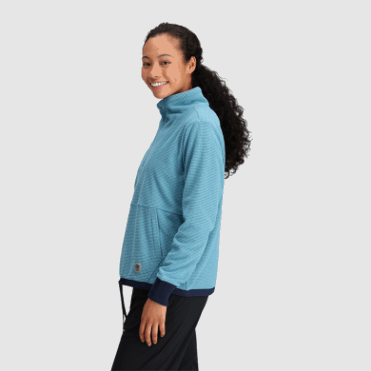Outdoor Research Trailmix Dames Pullover Met Kwartrits Mineraal