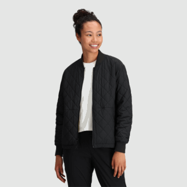 Outdoor Research Omkeerbare Schaduw Bomber Dames Zwart/loden