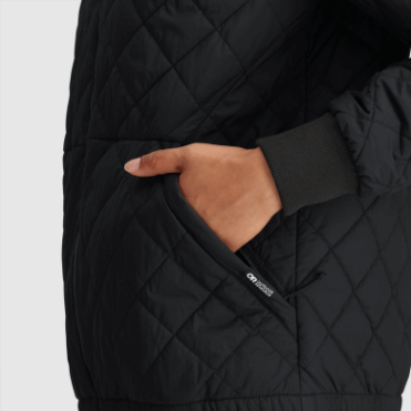 Outdoor Research Omkeerbare Schaduw Bomber Dames Zwart/loden