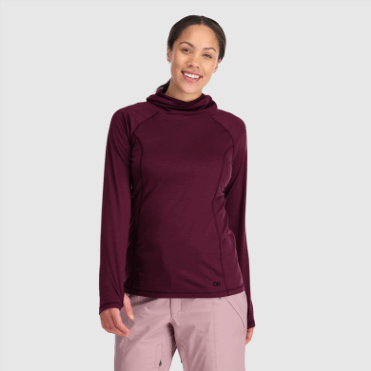 Outdoor Research Alpine Onset Merino 150 Dameshoodie Kalamata