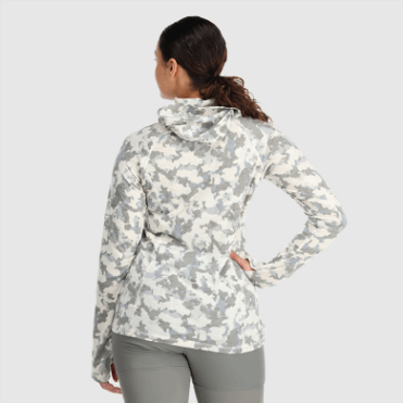 Outdoor Research Alpine Onset Merino 150 Damessweater Met Capuchon Sneeuwcamouflage