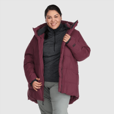 Outdoor Research Coze Donsjas Plus Kalamata Voor Dames