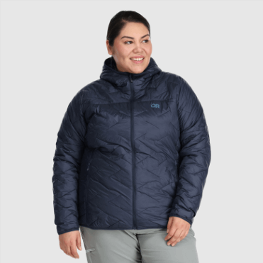 Outdoor Research Superstrand Lt Hoodie-plus Marineblauw Voor Dames