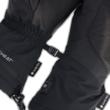 Outdoor Onderzoek Prevaleren Verwarmde Gore-tex Handschoenen Zwart