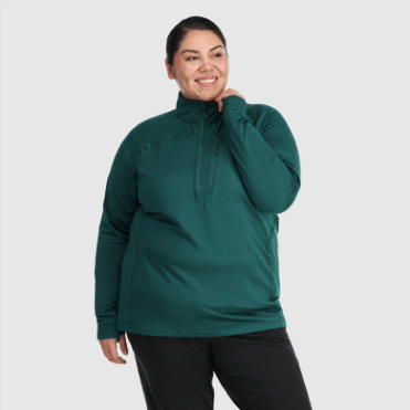 Outdoor Research Vigor Half Zip-plus Treeline Voor Dames
