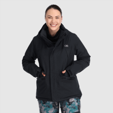 Outdoor Research Snowcrew Jack Plus Zwart Voor Dames