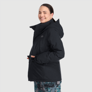 Outdoor Research Snowcrew Jack Plus Zwart Voor Dames