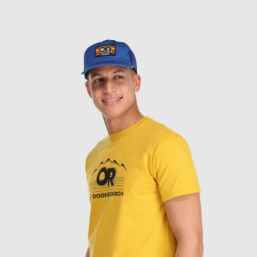 Outdoor Research Pleitbezorger Stripe Patch Cap Klassiek Blauw