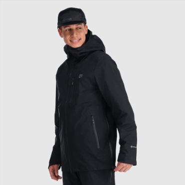 Outdoor Research Hemisferen Ii Gore-tex® Jack Zwart Voor Heren