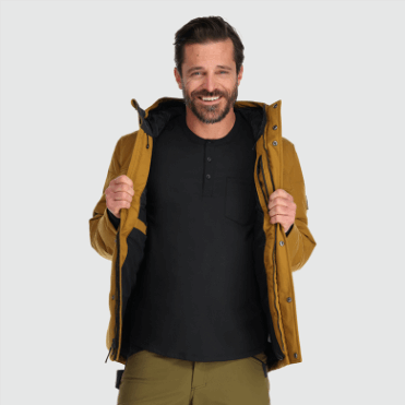 Outdoor Research Del Campo Donzen Parka Tapenade Voor Heren