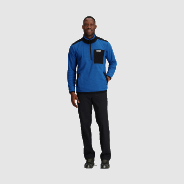 Outdoor Research Trailmix Pullover Met Kwartrits Voor Heren Klassiek Blauw