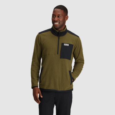 Outdoor Research Heren Trailmix Pullover Met Kwartrits Loden