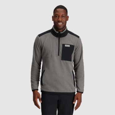 Outdoor Research Trailmix Heren Pullover Met Kwartrits Pewter