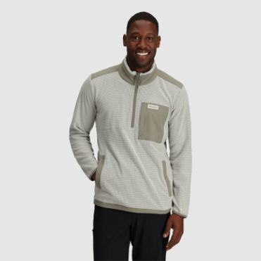 Outdoor Research Heren Trailmix Pullover Met Kwartrits Zand