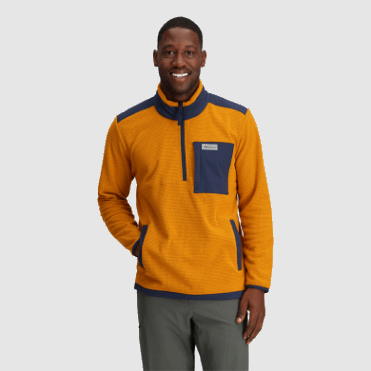 Outdoor Research Heren Trailmix Pullover Met Kwartrits Messing