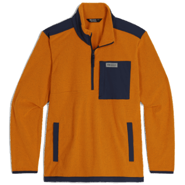 Outdoor Research Heren Trailmix Pullover Met Kwartrits Messing