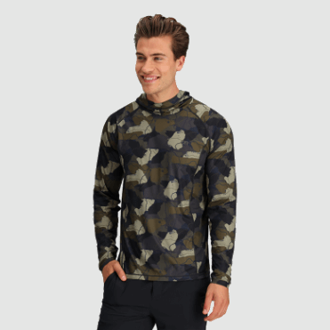 Outdoor Research Herenhoodie Loden Camo Met Echoprint
