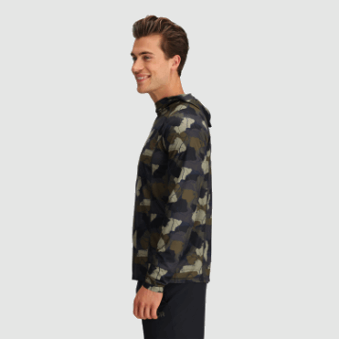 Outdoor Research Herenhoodie Loden Camo Met Echoprint
