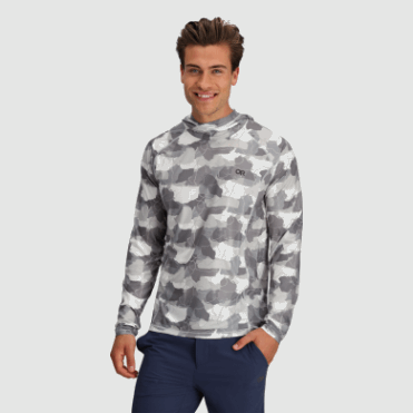 Outdoor Research Hoodie Met Echoprint Voor Heren, Sneeuwcamouflage