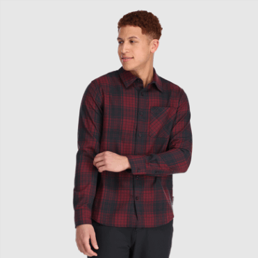 Outdoor Research Heren Kulshan Flanellen Overhemd Kalamata Plaid