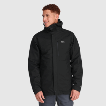 Outdoor Research Heren Foray 3-in-1 Parka Zwart