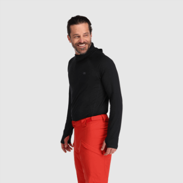 Outdoor Research Alpine Onset Merino 150 Heren Hoodie Zwart