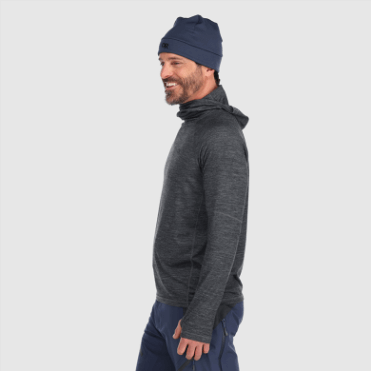 Outdoor Research Alpine Onset Merino 150 Hoodie Voor Heren Charcoal Heather