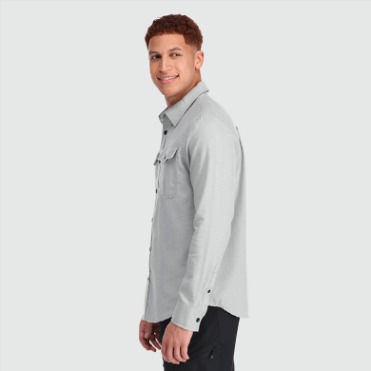 Outdoor Research Heren Feedback Flanellen Overhemd Licht Licht Tin