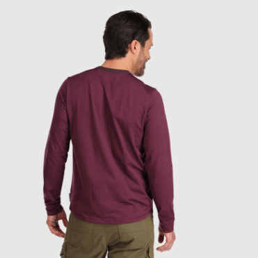 Outdoor Research Heren Bariton L/s Henley Kalamata Heather
