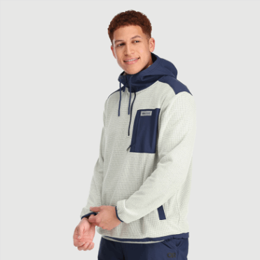 Outdoor Research Heren Trailmix Pullover Met Capuchon Zand/marineblauw