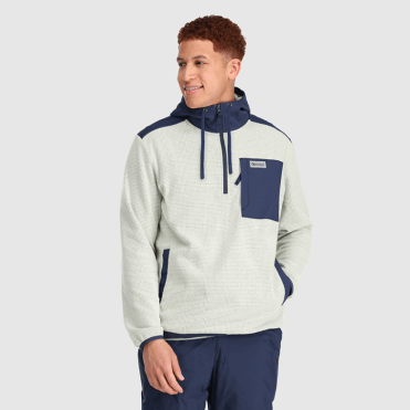 Outdoor Research Heren Trailmix Pullover Met Capuchon Zand/marineblauw
