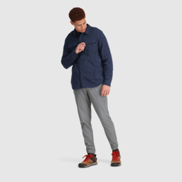 Outdoor Research Heren Trailmix Overhemdjack Marineblauw
